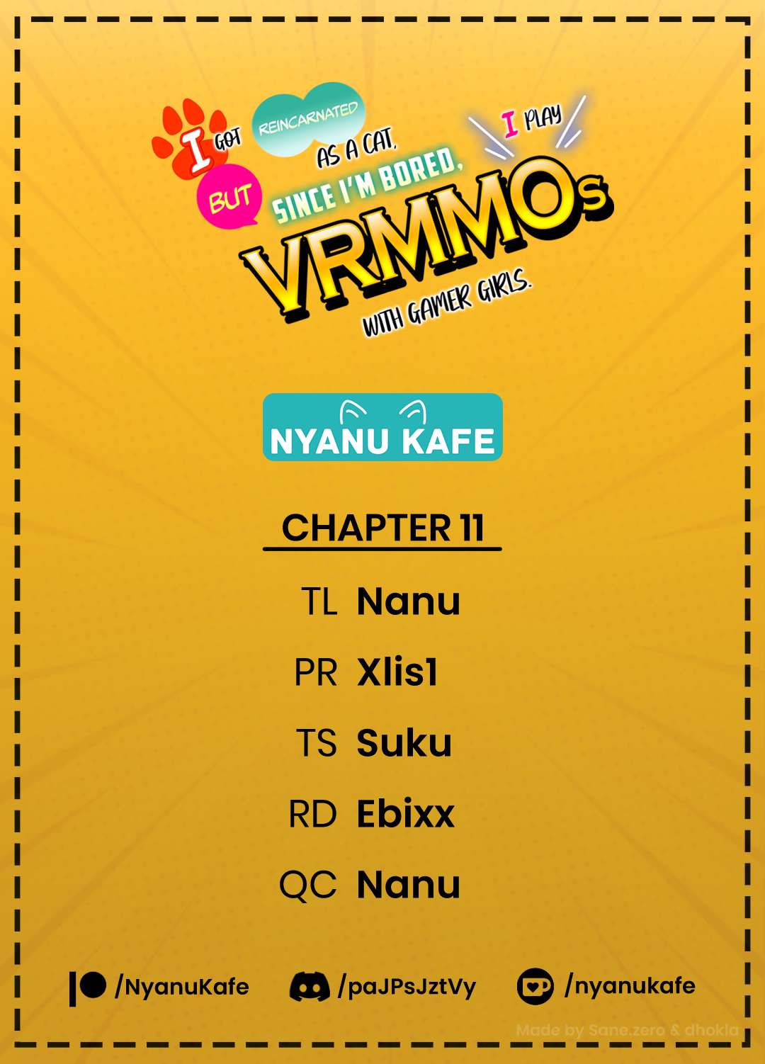 I Got Reincarnated as a Cat, but Since I’m Bored, I Play VRMMOs With Gamer Girls - Chapter 11 - Page 1