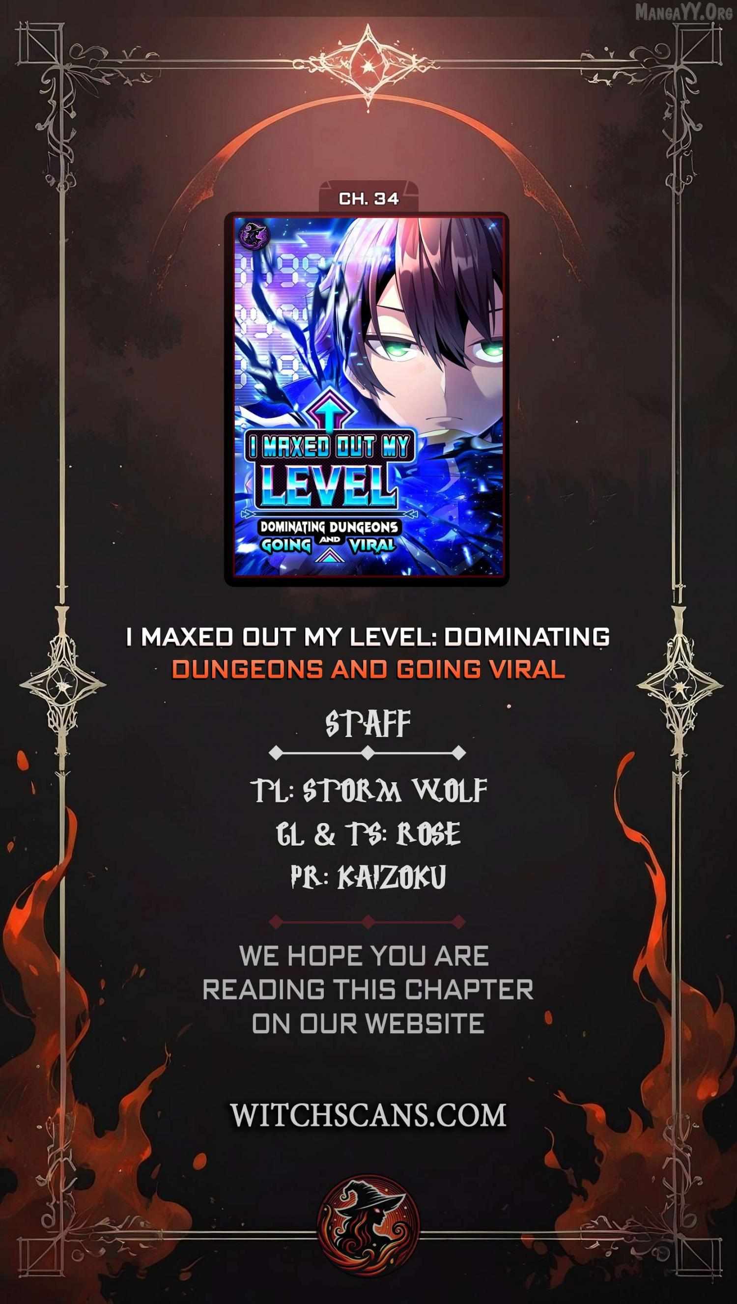 I Maxed Out My Level: Dominating Dungeons and Going Viral - Chapter 34 - Page 1