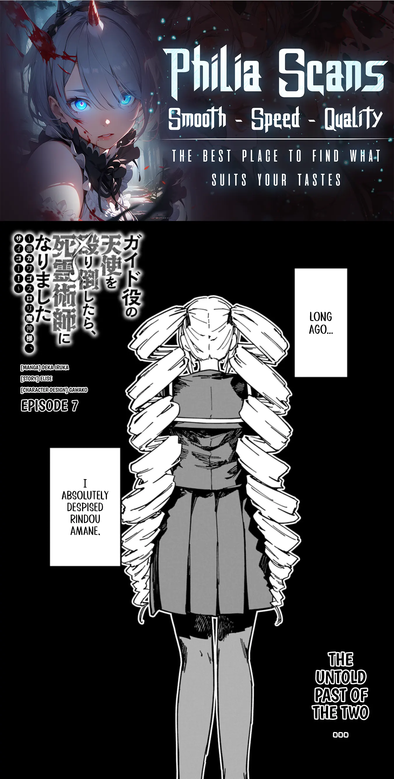 I Punched the Angel Who Was Supposed to Guide Me, and Became a Necromancer  Super Cute Gothic Loli Demon Lord, You're the Best! - Chapter 7.1 - Page 1