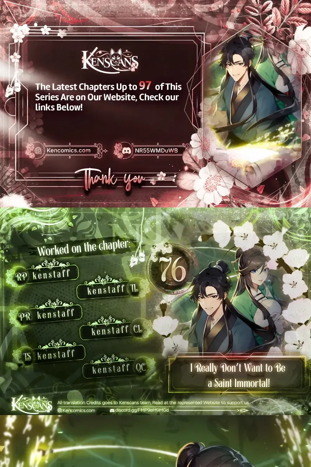 I Really Don’t Want to Be a Saint Immortal! - Chapter 76 - Page 1