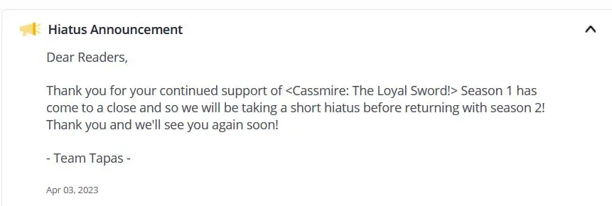 I Tried To Be Her Loyal Sword - Chapter 41.2 - Page 1