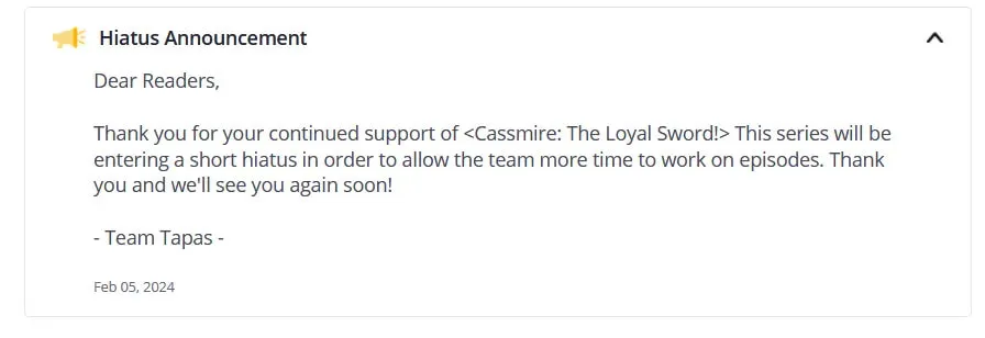 I Tried To Be Her Loyal Sword - Chapter 69.1 - Page 1