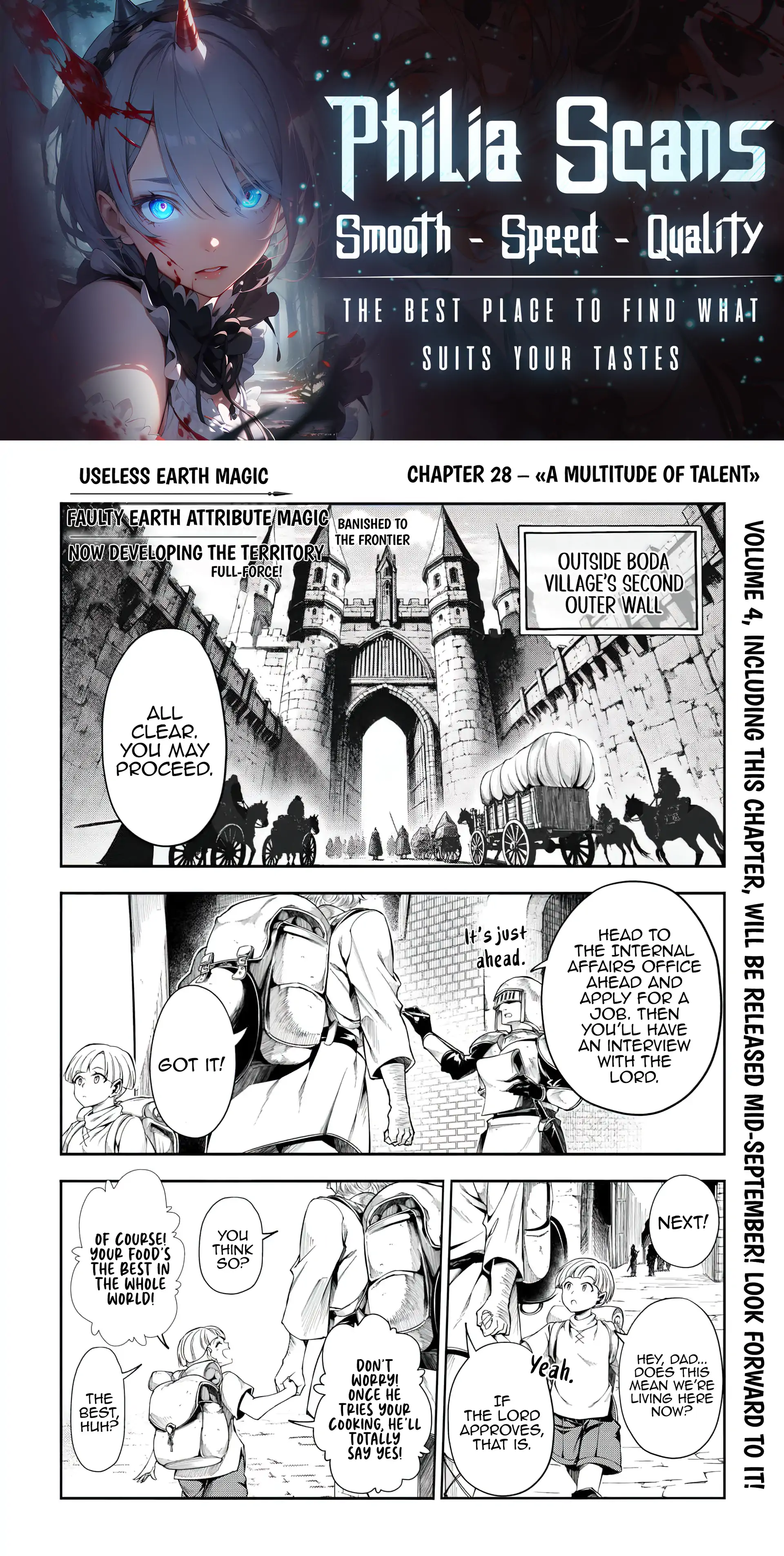 I Was Banished to a Desolate Region Because of the Faulty Attribute Earth Magic, so I’m Going to Put in my All to Develop my Territory! - Chapter 28 - Page 1