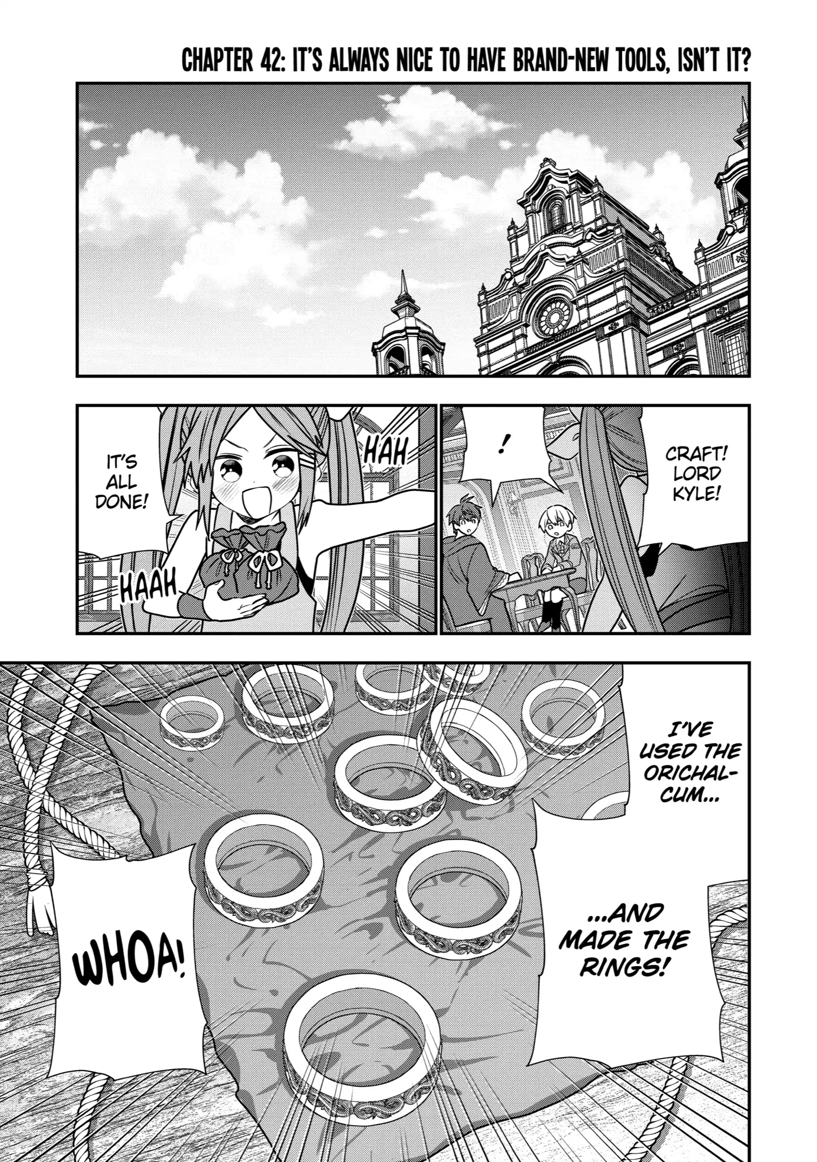 I was fired as an Adventurer, so I became an Alchemist!~ Frontier development? Alright, leave it to me! - Chapter 42 - Page 1