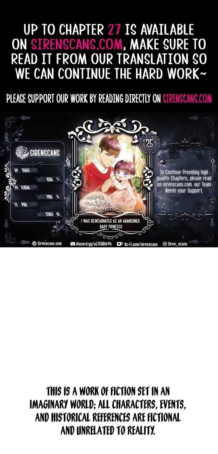 I Was Reincarnated as an Abandoned Baby Princess - Chapter 25 - Page 1