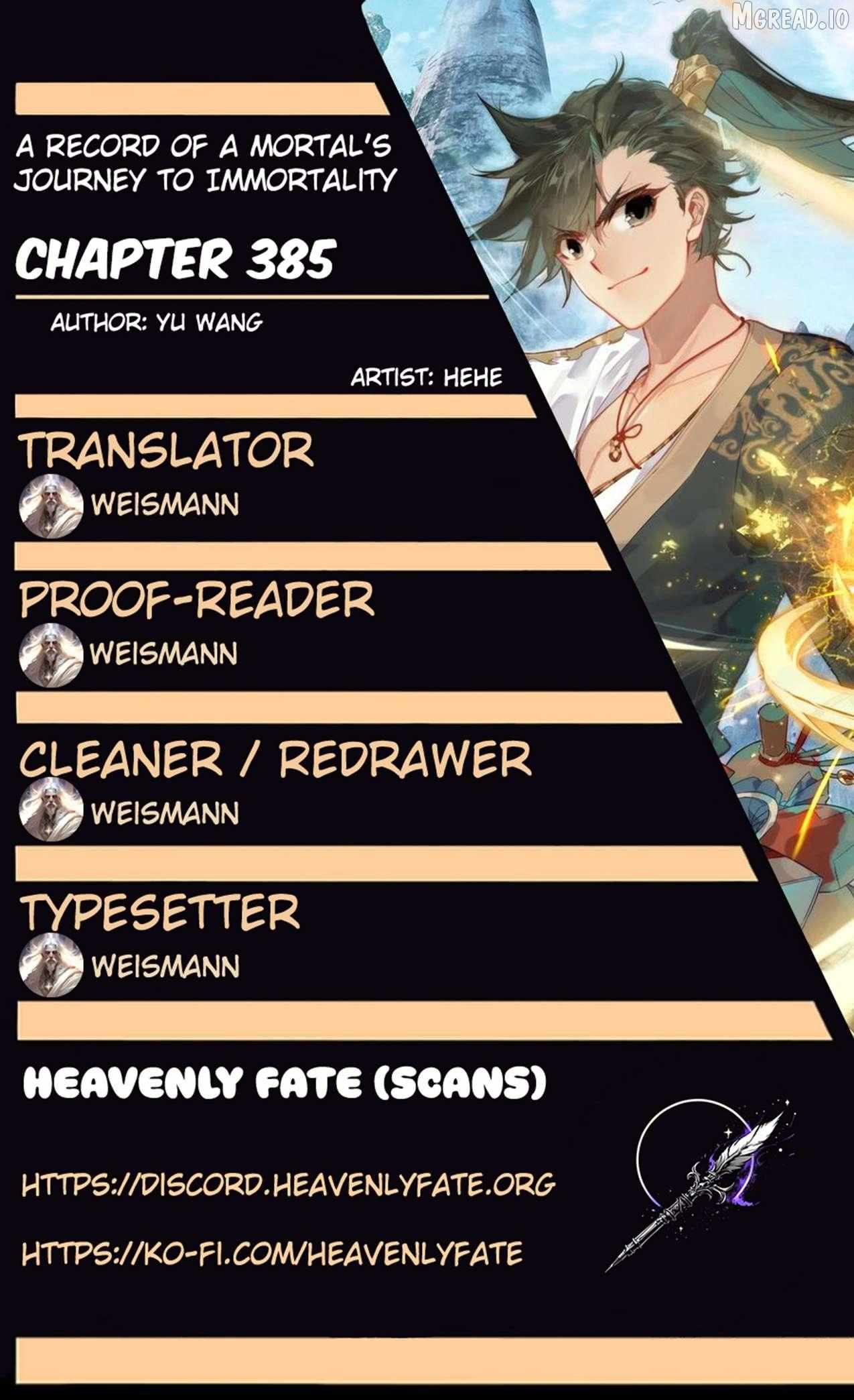 I Will Become an Immortal - Chapter 385 - Page 1