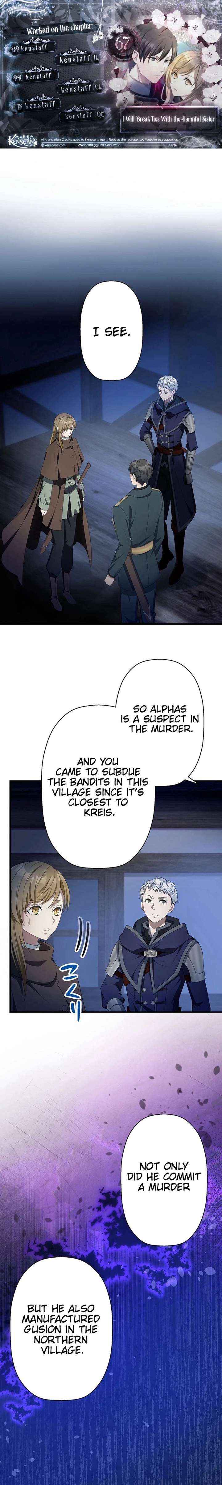 I will break ties with the harmful sister - Chapter 67 - Page 1