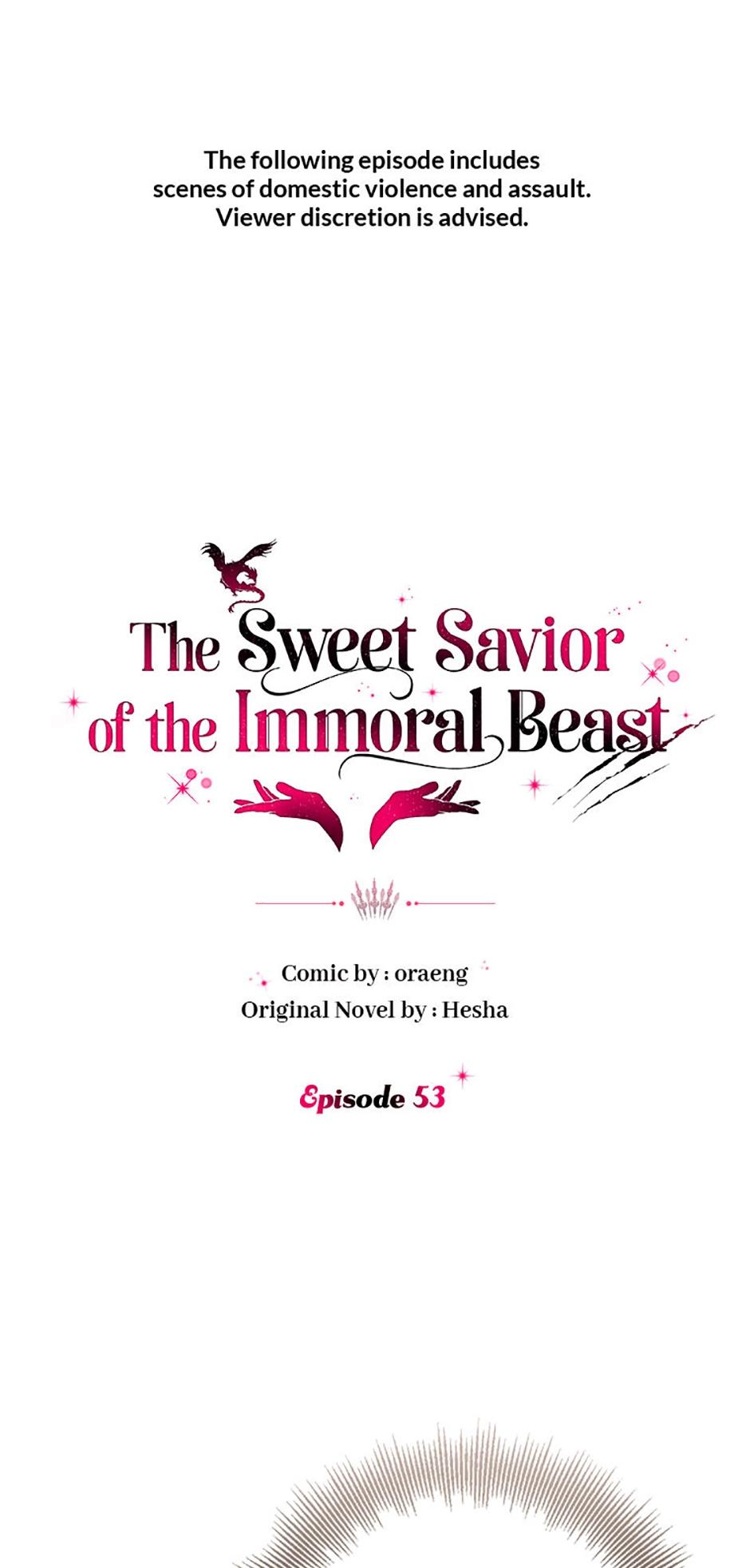 If You Save an Immoral Beast - Chapter 53 - Page 1