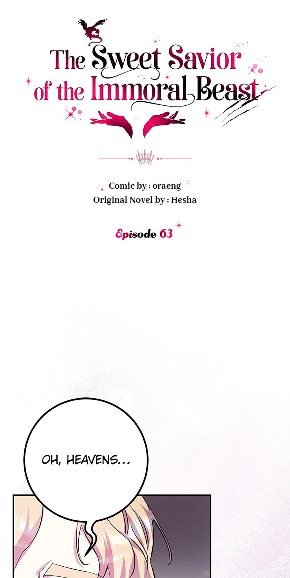 If You Save an Immoral Beast - Chapter 63 - Page 1