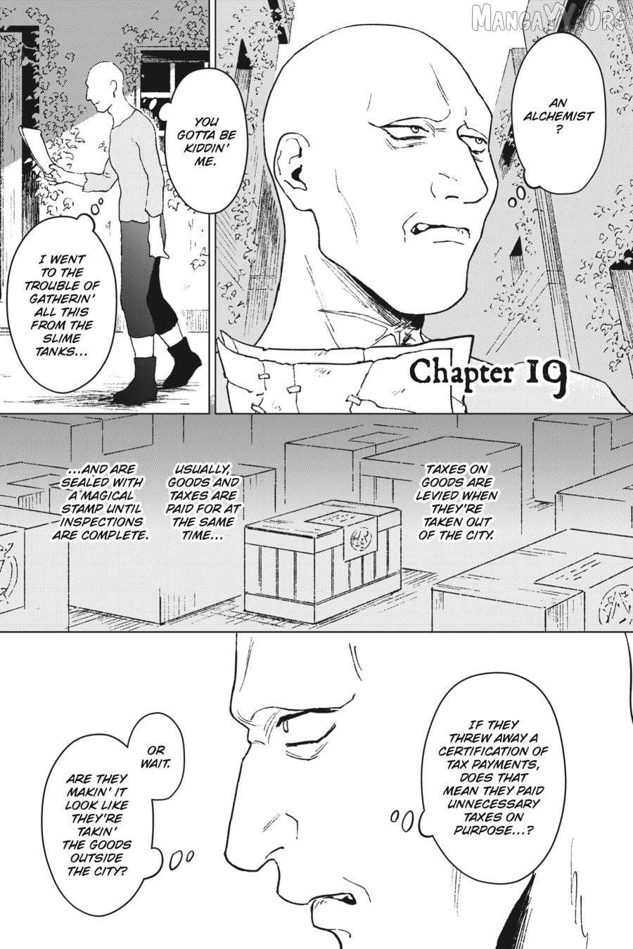 Ikinokori Renkinjutsushi wa Machi de Shizuka ni Kurashitai: Rinkan no Mahou-yaku - Chapter 19 - Page 1