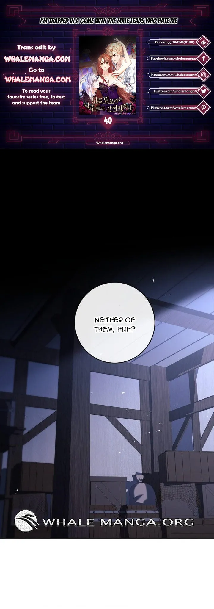 I’m Trapped In A Game With the Male Leads Who Hate Me - Chapter 40 - Page 1