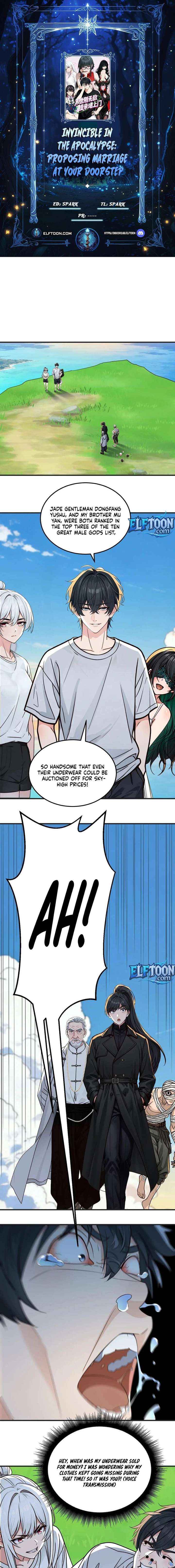 Invincible in the Apocalypse꞉ Proposing Marriage at Your Doorstep - Chapter 16 - Page 1