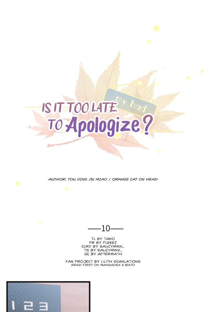 Is It Too Late to Apologize? - Chapter 10 - Page 1