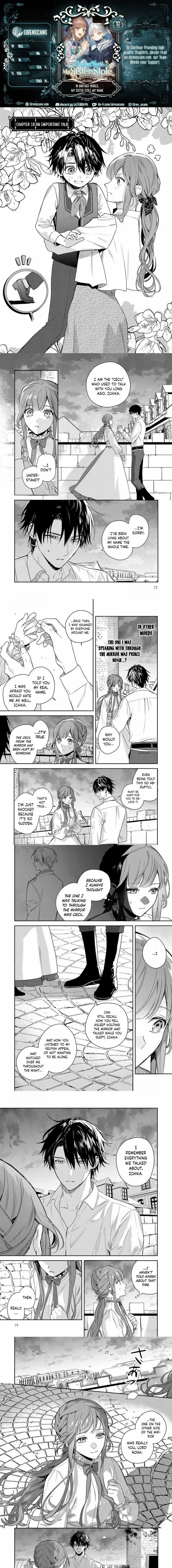 Isekai De Ane Ni Namae Wo Ubawaremashita - Chapter 18 - Page 1