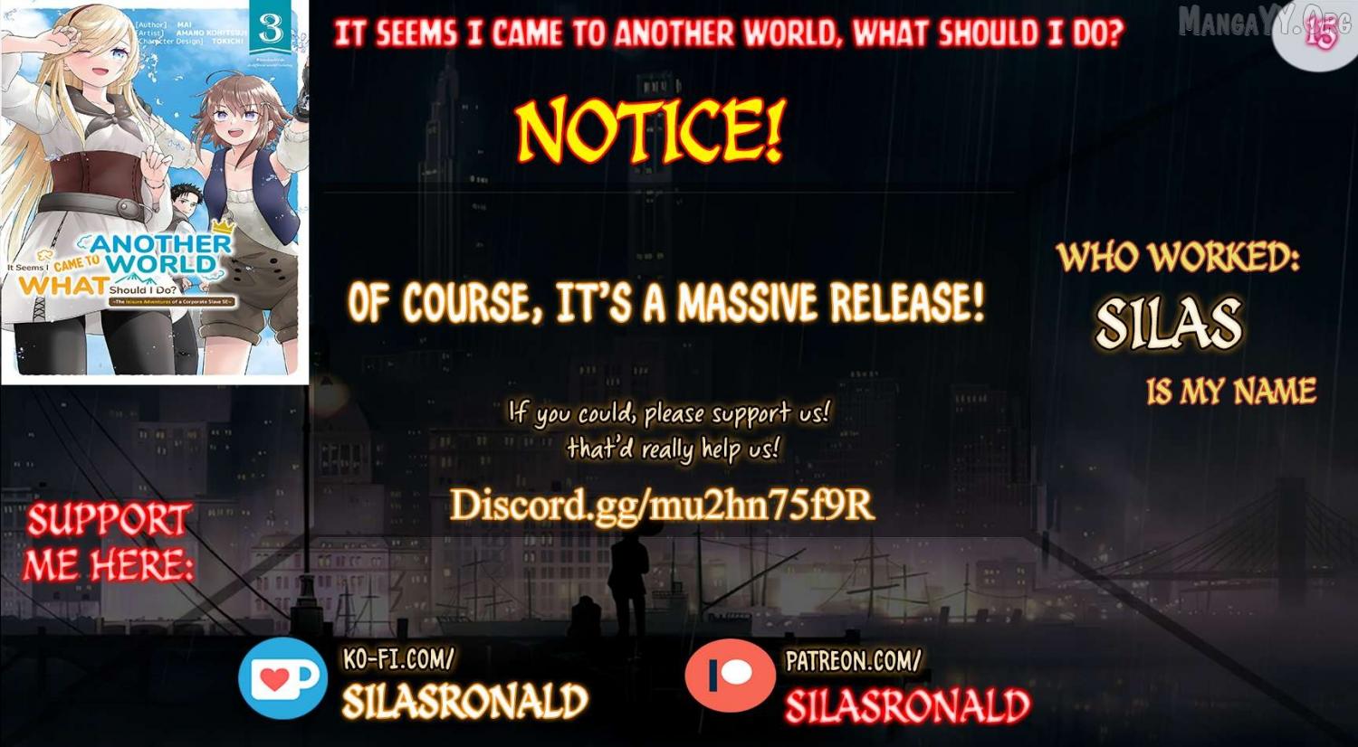 Isekai Ni Kita Mitai Dakedo Dousureba Yoi No Darou: Shachiku Se No My Pace Boukenki - Chapter 15 - Page 1