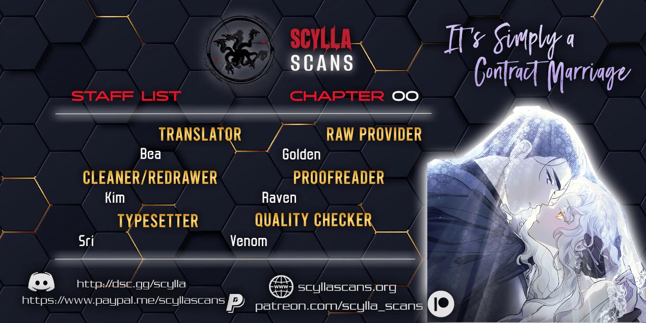 It Was Just a Contractual Marriage - Chapter 0 - Page 1