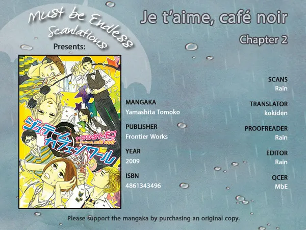 Je T'aime, Café Noir - Chapter 2 - Page 1