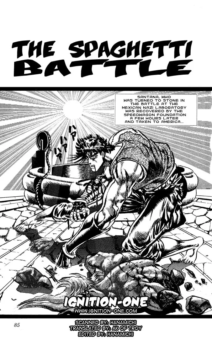 JoJo no Kimyou na Bouken Part 2: Sentou Chouryuu - Chapter 18 - Page 1