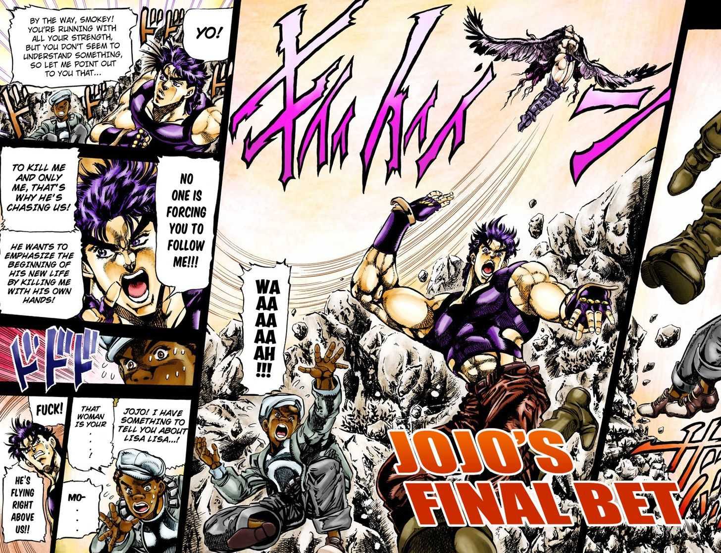 Jojo No Kimyou Na Bouken - Vol.12 Chapter 110 : Jojo's Final Bet (Official Color Scans) - Page 1