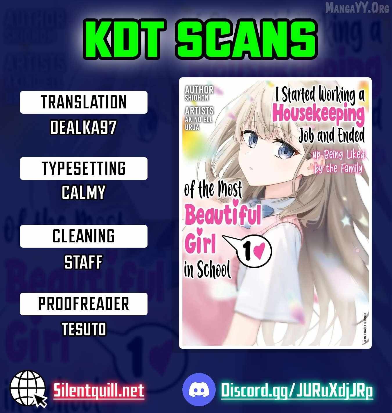 Kaji daikou no arubaito wo hajimetara gakuen ichi no bishoujo no kazoku ni kiniirarechaimashita. - Chapter 10 - Page 1