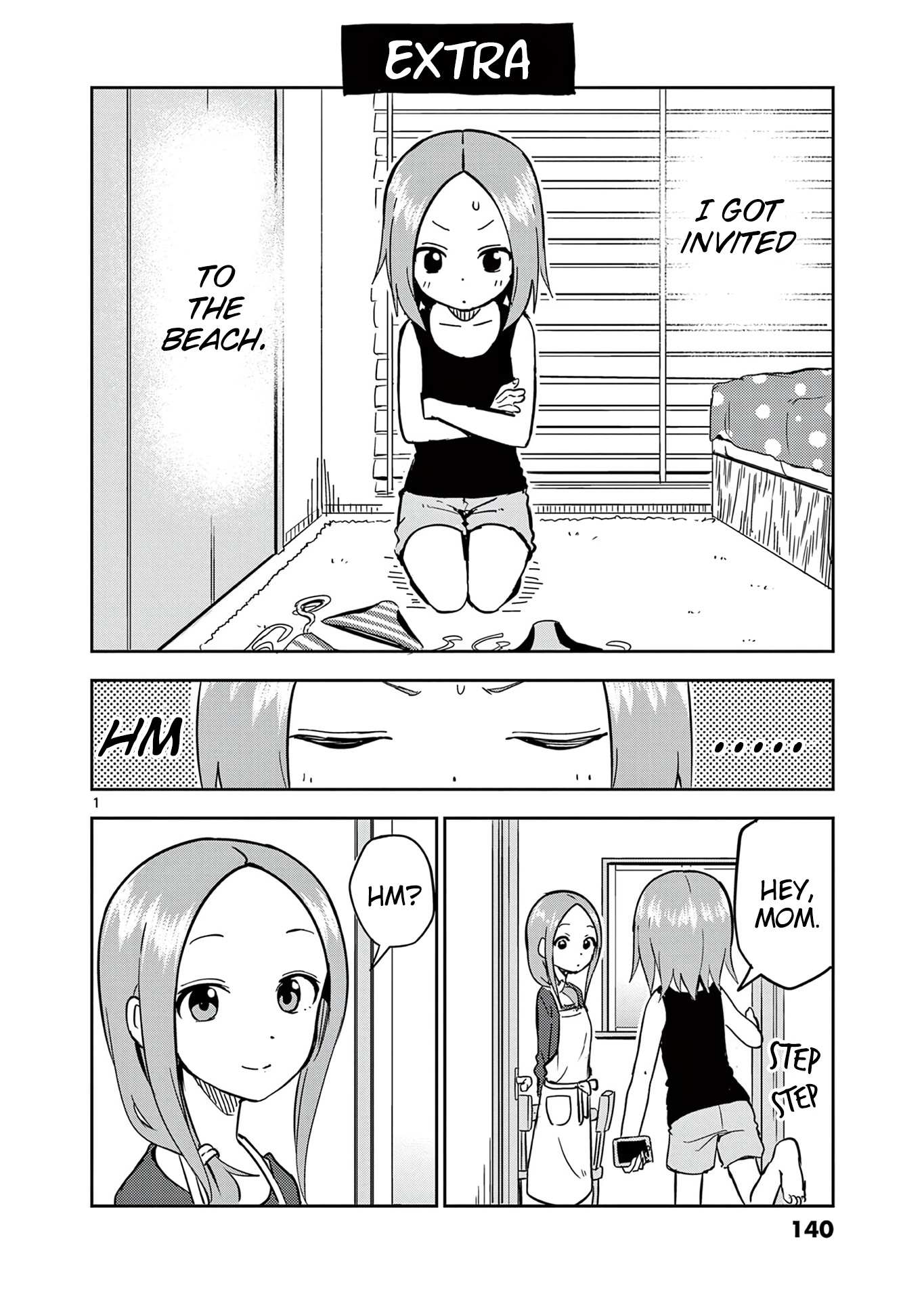 Karakai Jouzu No (Moto) Takagi-San - Chapter 166.5 - Page 1