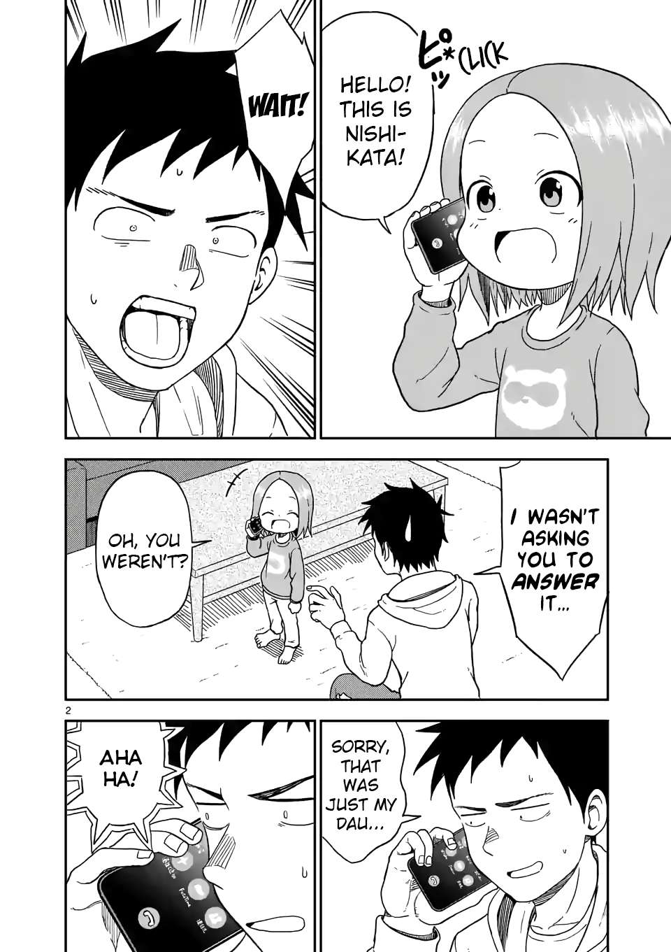 Karakai Jouzu No (Moto) Takagi-San - Chapter 86 - Page 2