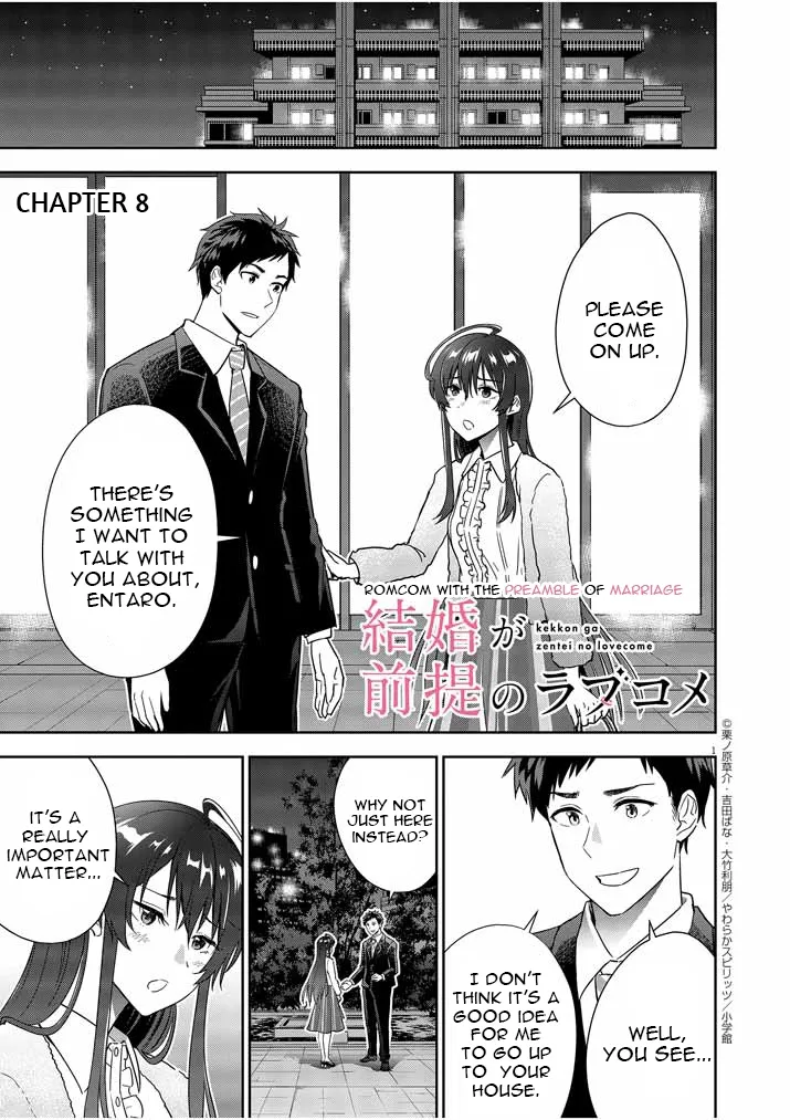Kekkon ga Zentei no LoveCom - Chapter 8 - Page 1