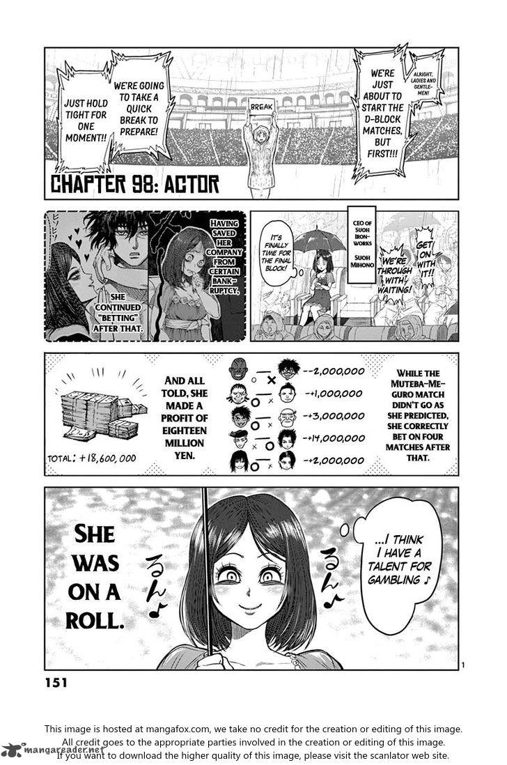 Kengan Ashura - Chapter 98 - Page 1