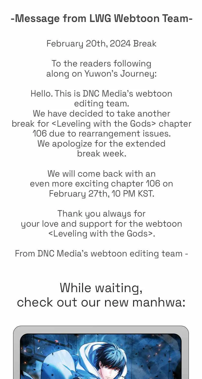 Leveling With The Gods - Chapter 105.1 - Page 1