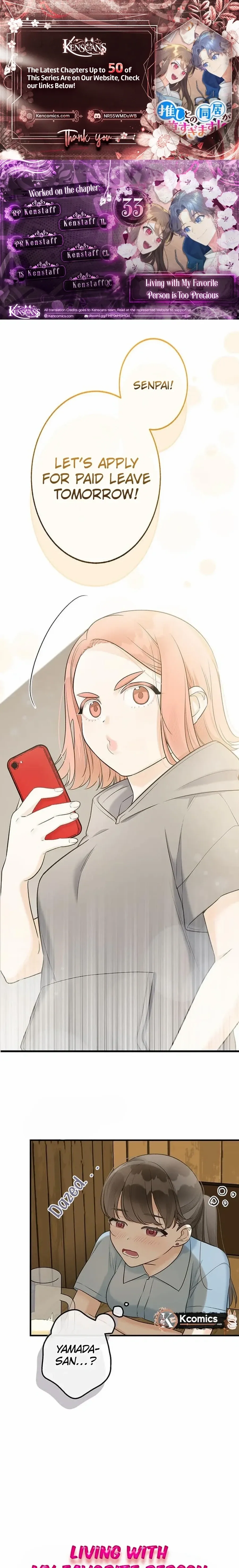 Living with My Favorite Person is Too Precious - Chapter 33 - Page 1