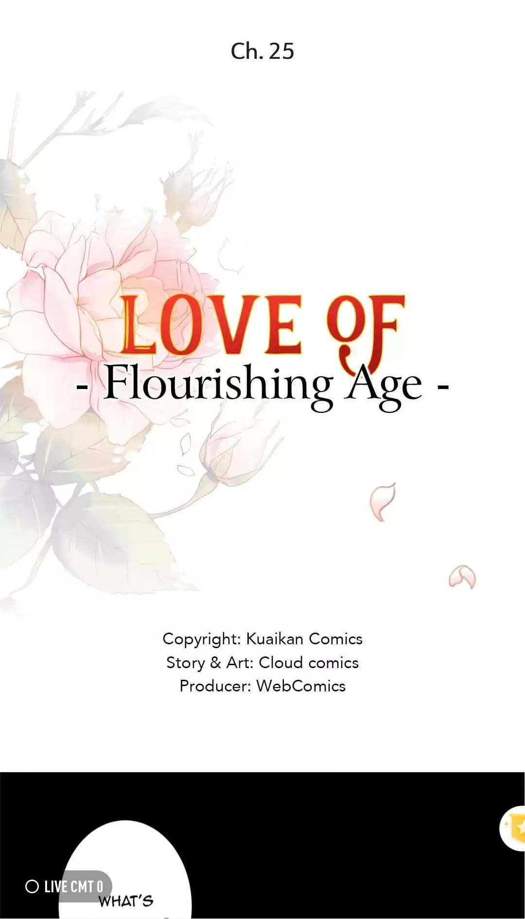 Love of Flourishing Age - Chapter 25 - Page 1