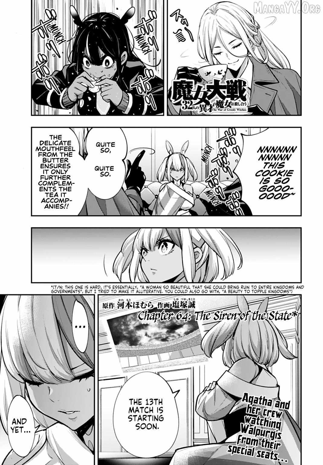 Majo Taisen - The War of Greedy Witches - Chapter 64 - Page 1