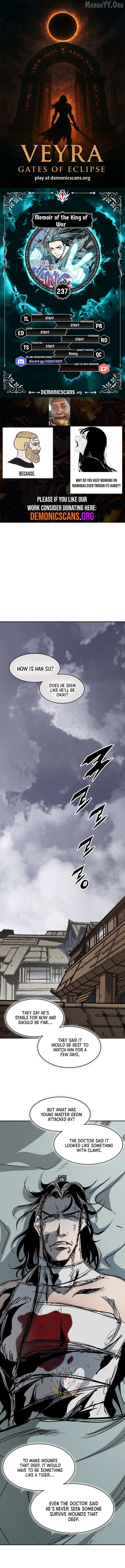 Memoir Of The King Of War - Chapter 237 - Page 1