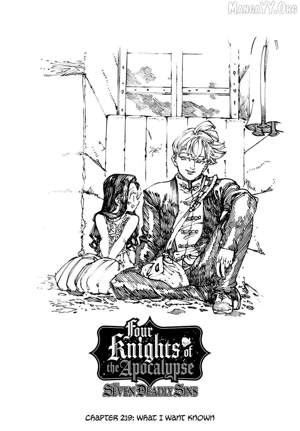 Mokushiroku no Yonkishi - Chapter 219 - Page 1