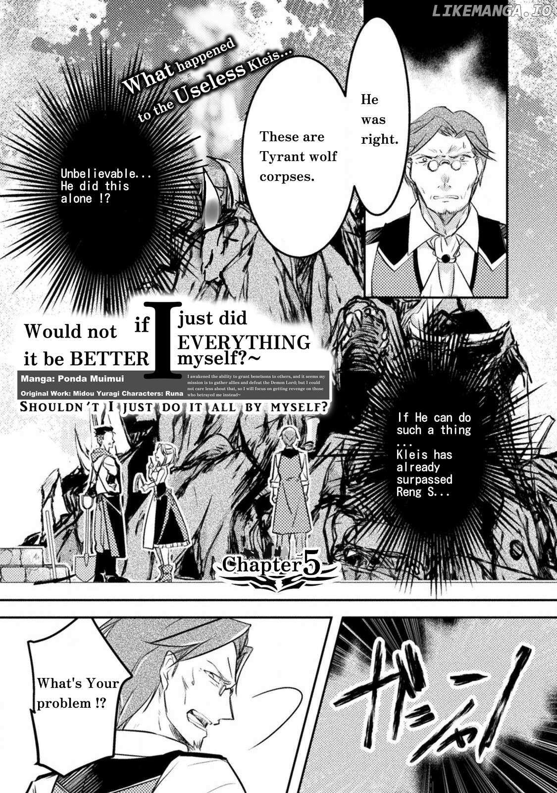 Mou Zenbu Ore Hitori de Iinja Nai Ka? - Chapter 5 - Page 1