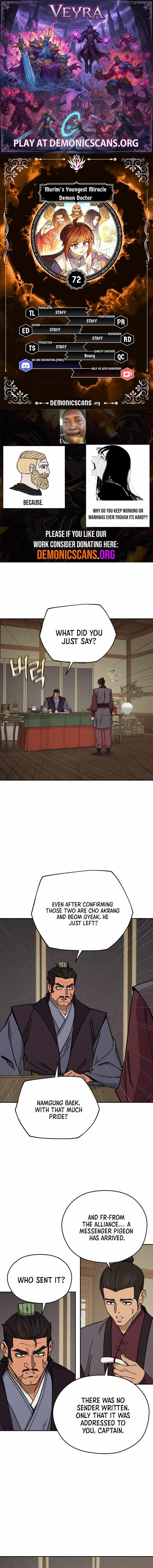 Murim’s Youngest Miracle Demon Doctor - Chapter 72 - Page 1