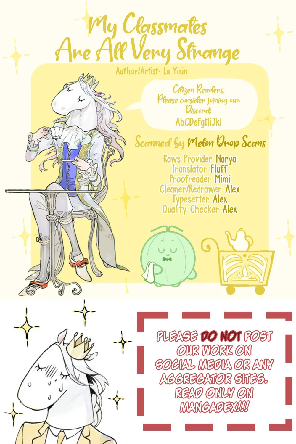 My Classmates Are All Very Strange (Colored) - Chapter 11 - Page 1