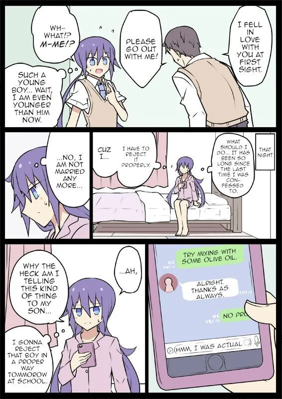 My Junior Was My Mom in Her Past Life (Colored) - Chapter 3 - Page 1