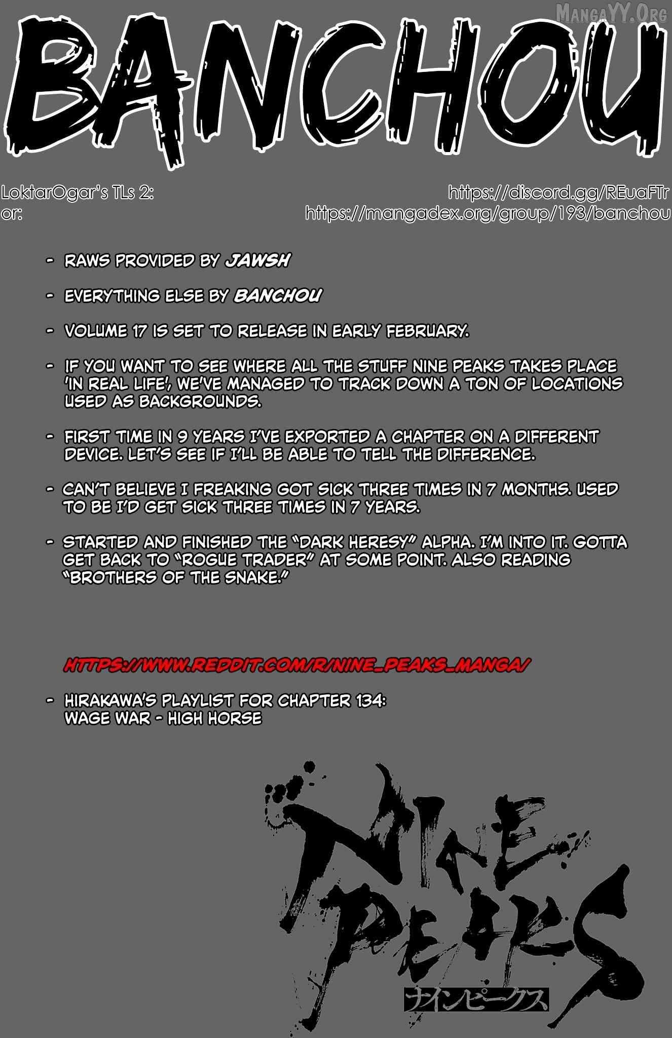 NINE PEAKS - Chapter 134 - Page 1