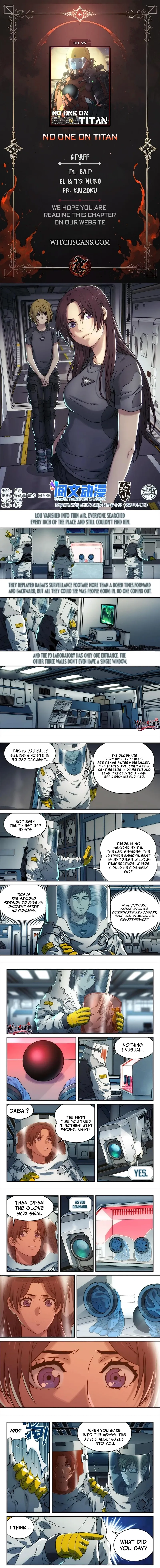 No One on Titan - Chapter 27 - Page 1