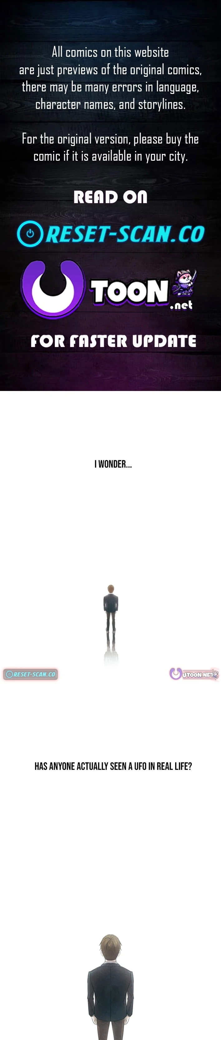 One Day, I Was Abducted by a UFO - Chapter 1 - Page 1