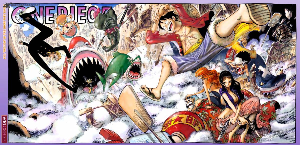 One Piece - Chapter 612 : Brought By The Shark They Saved - Page 2