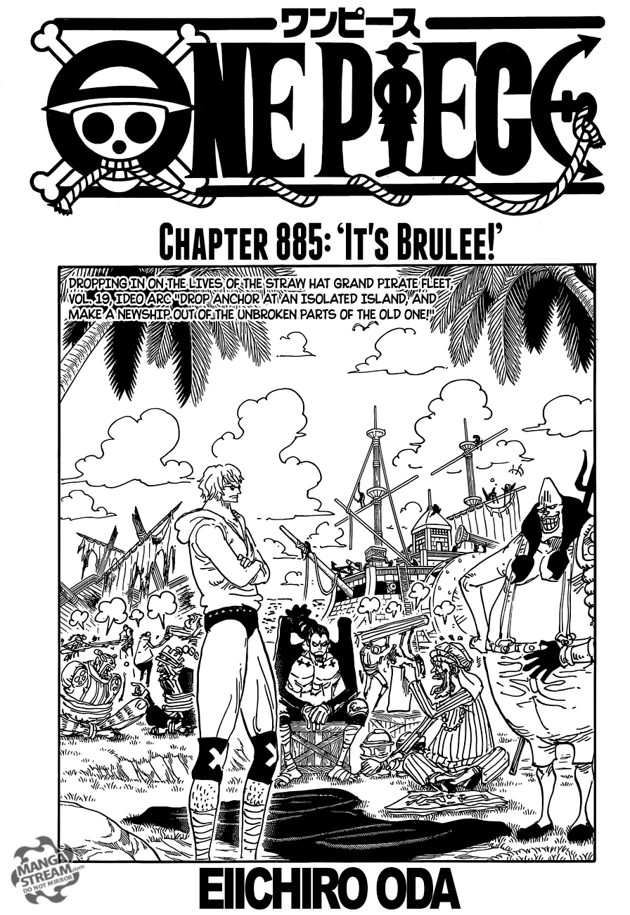 One Piece - Chapter 885 - Page 1
