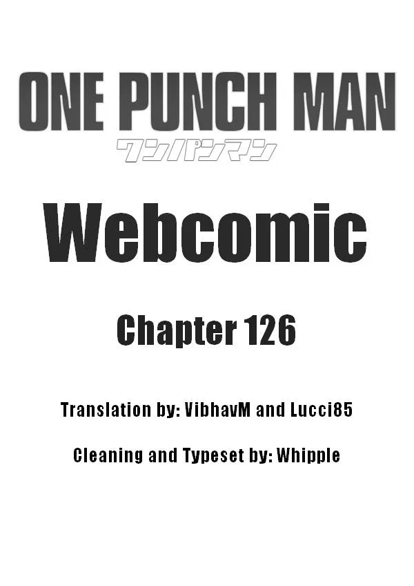 One-Punch Man (Webcomic) - Chapter 126 - Page 1