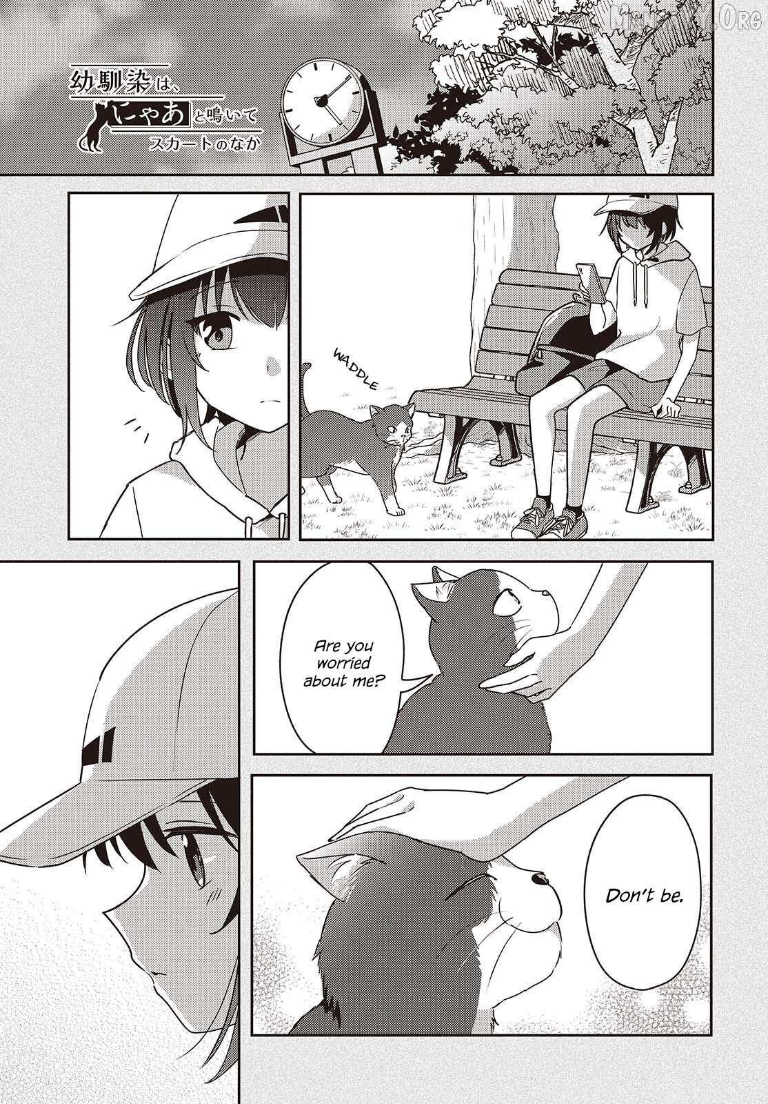 Osananajimi Wa, Nyaa To Naite Skirt No Naka. - Chapter 10 - Page 1