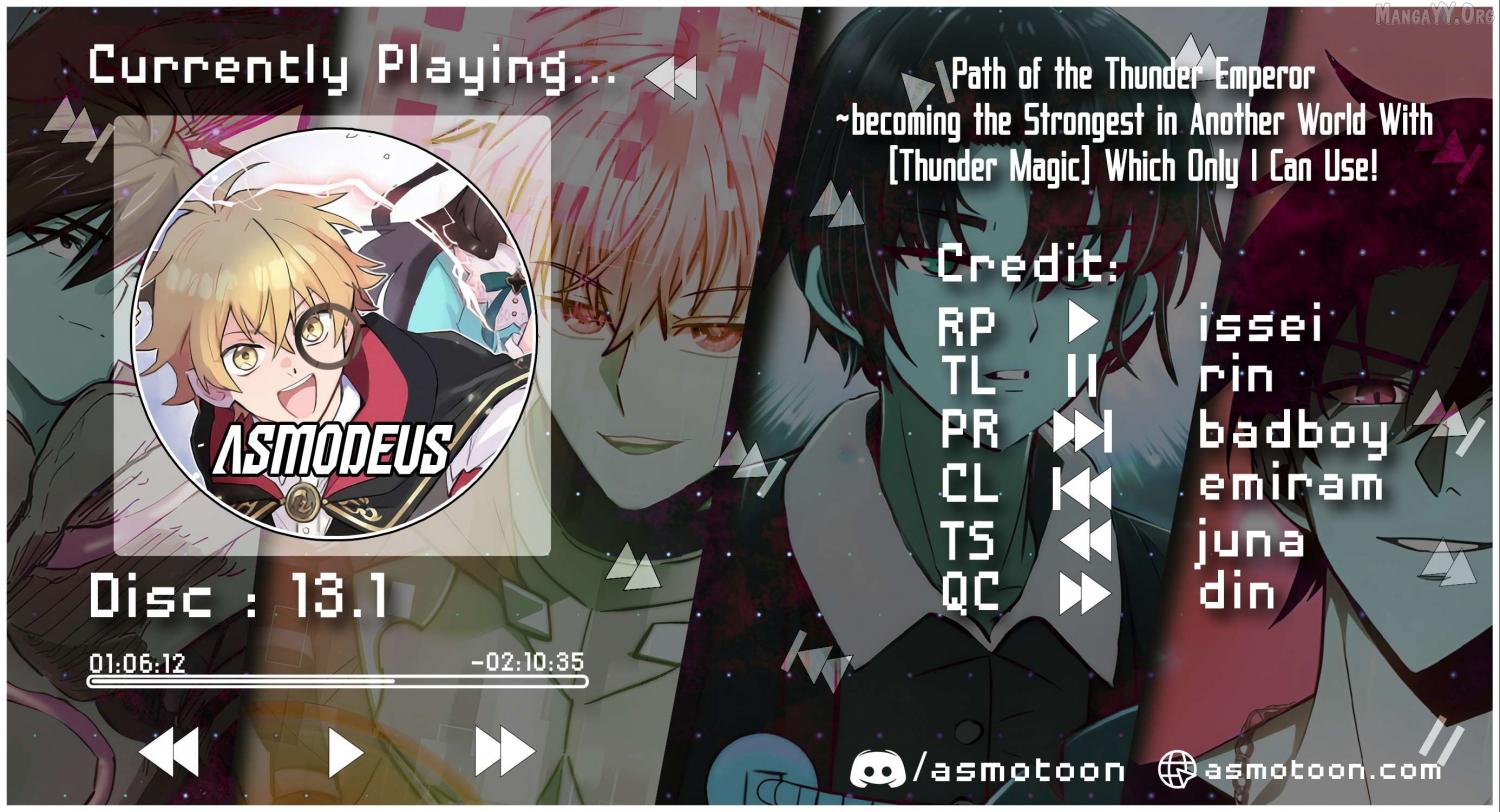 Path of the thunder emperor ~Become the Strongest in Another World with  which  Only I Can Use! - Chapter 13.1 - Page 1