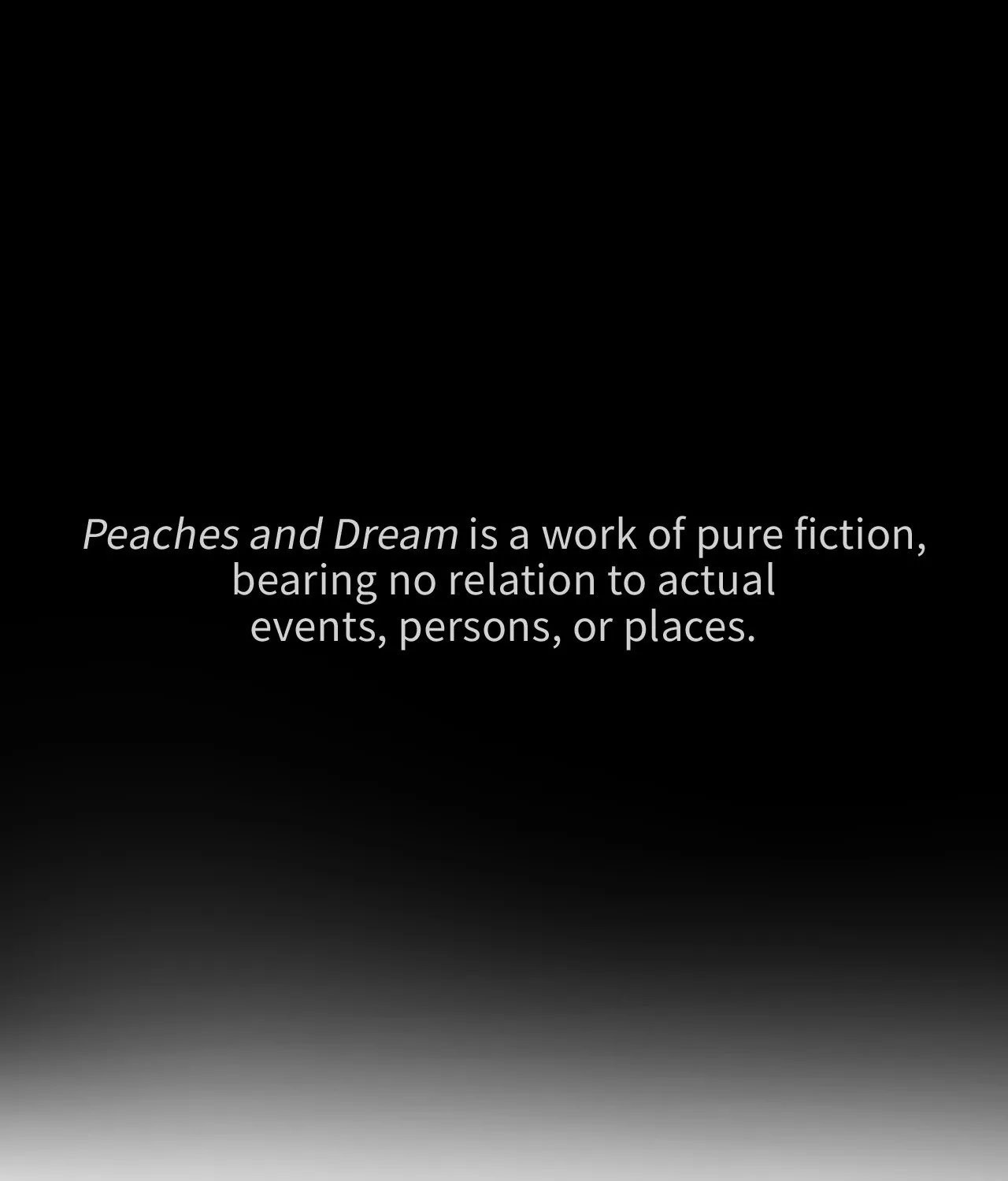 Peaches and Dream - Chapter 25 - Page 1