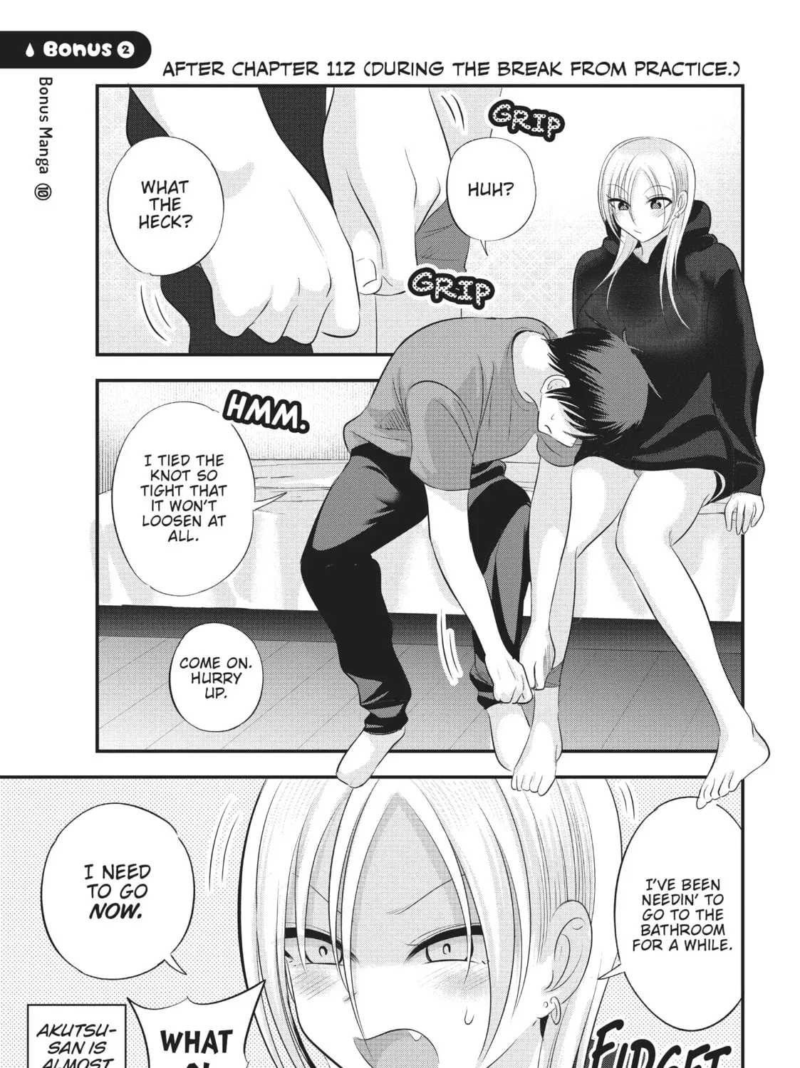 Please Go Home, Miss Akutsu! - Chapter 124.2 - Page 1