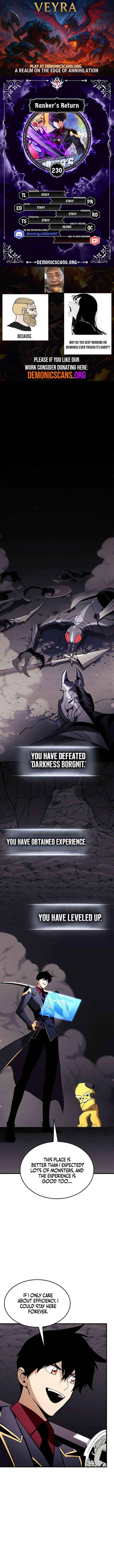 Ranker's Return (Remake) - Chapter 230 - Page 1