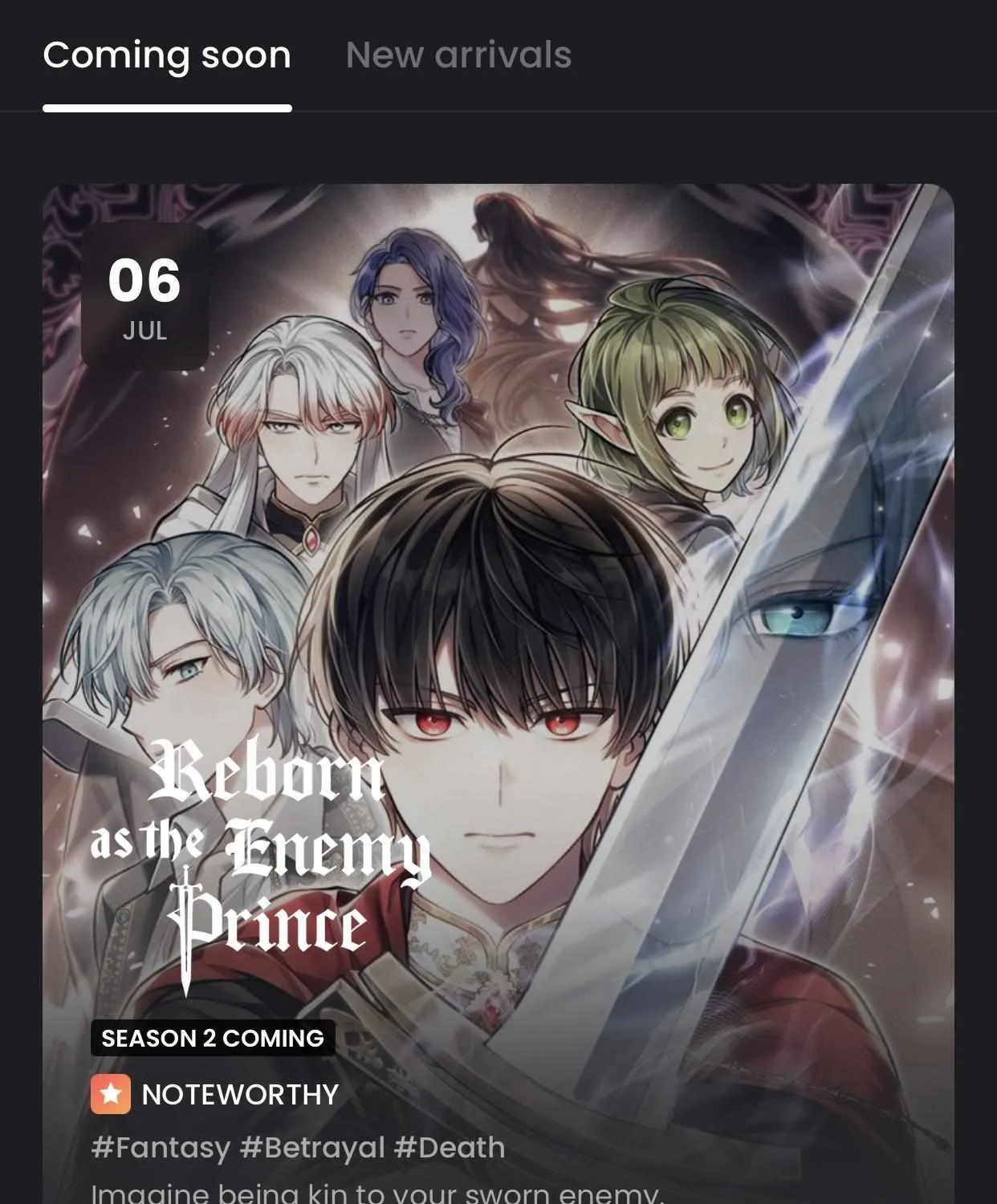 Reborn as the Enemy Prince - Chapter 2.2 - Page 1